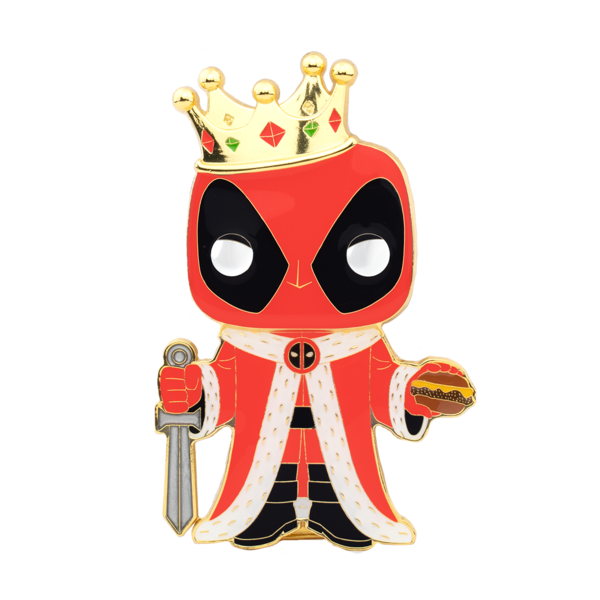 FUNKO POP PIN! MARVEL Deadpool King Deadpool #01